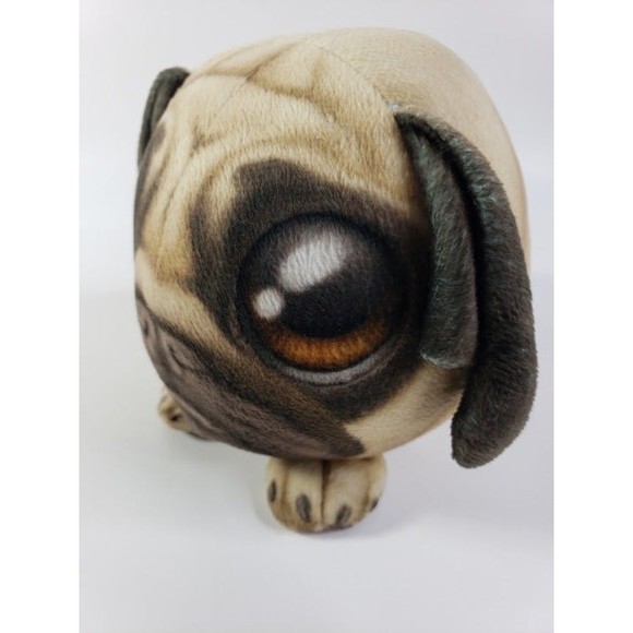 Pug Dog Fur Balls Plush Collectible Realistic Soft Toy Collectible 2016 - Picture 8 of 12